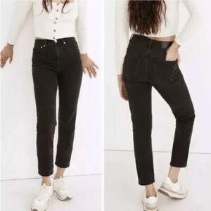 NEW Madewell Petite Classic Straight Jeans in Lunar Wash, 30P